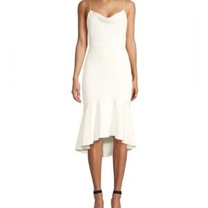 Alice + Olivia Midi Dress White Size 0